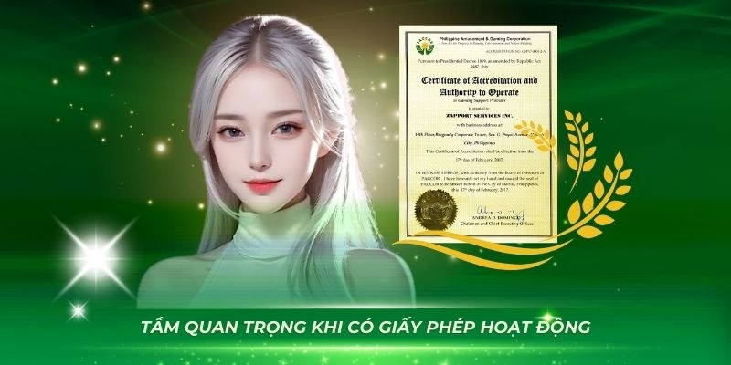 Giấy phép hoạt động có vai trò như thế nào?